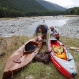 Old & New kayaks side by side