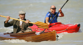 Steve and Steve Kayaking